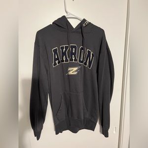 Akron University Hoodie - Men's Medium